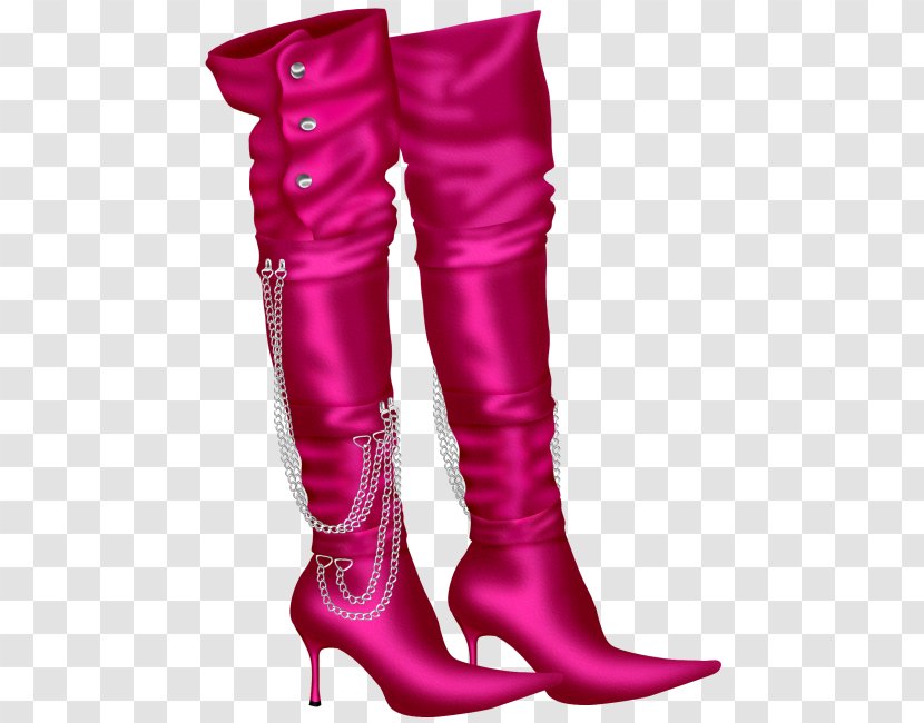 Riding Boot Shoe High-heeled Footwear - Heart - Red Boots Transparent PNG