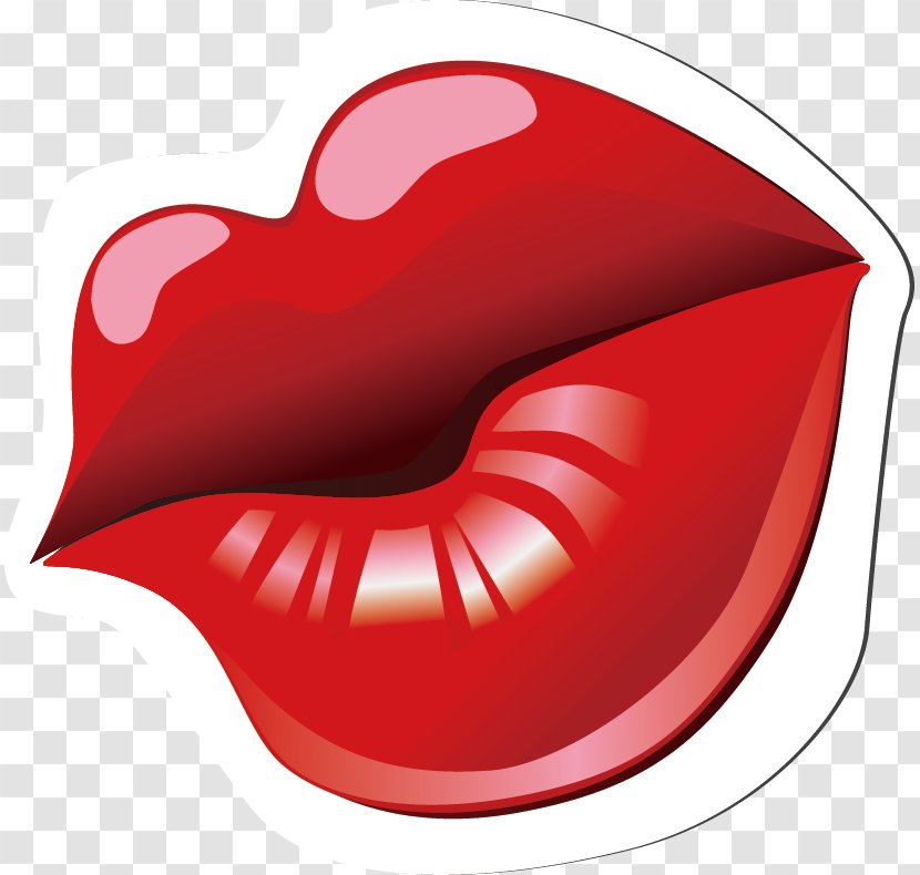 Birthday Cake Greeting Card Happy To You Kiss - Heart - Lips Transparent PNG