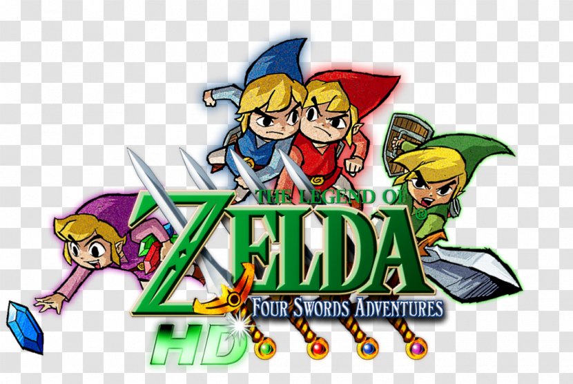The Legend Of Zelda: Four Swords Adventures A Link To Past And Between Worlds Skyward Sword - Nintendo - Recreation Transparent PNG