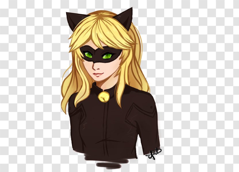 Adrien Agreste Online Chat Female Cat - Silhouette Transparent PNG