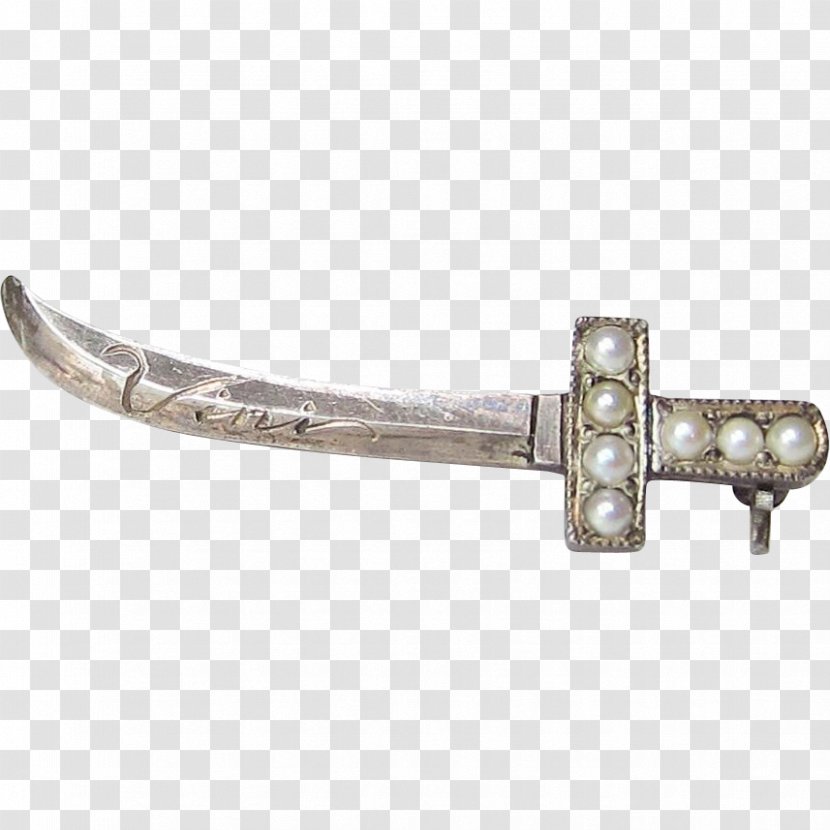 Body Jewellery Silver Weapon - Cold Transparent PNG