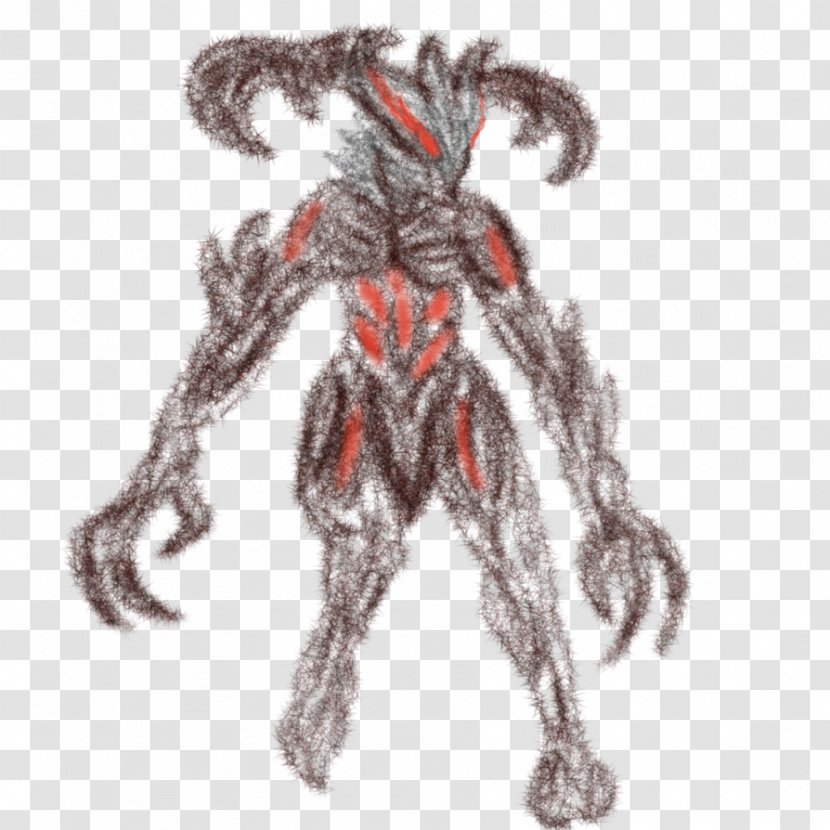 Legendary Creature Art Drawing Costume Design Demon - Watercolor - Thorns Transparent PNG