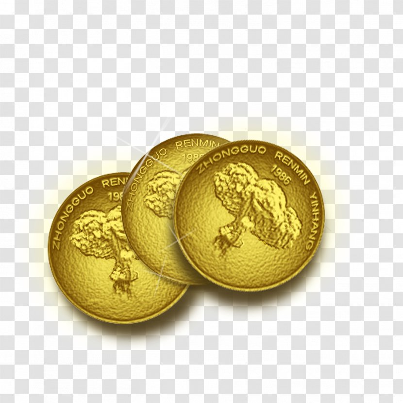 Gold Coin Icon - Coins Transparent PNG