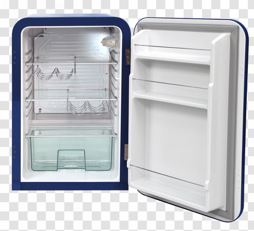 Home Appliance Refrigerator Russell Hobbs RETRO RHRETUCLF55BL Kitchen Transparent PNG