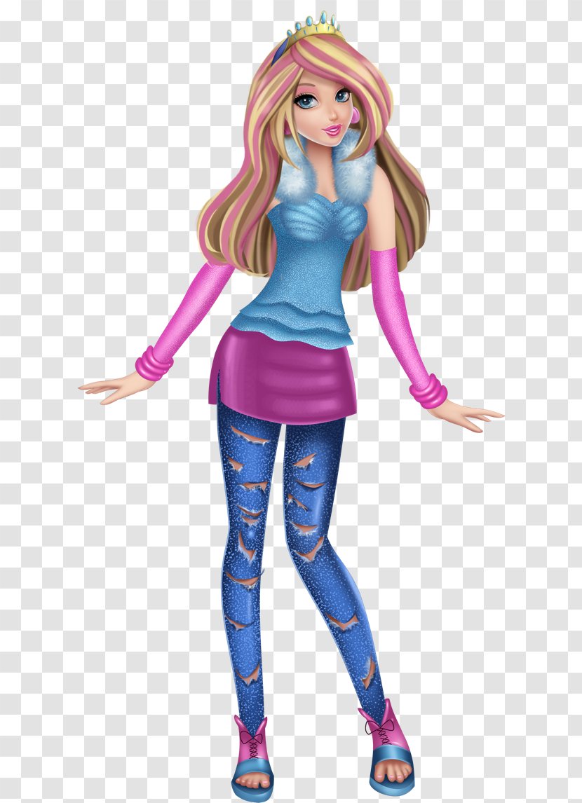 Doll Barbie Figurine Toy Brown Hair - Cartoon - Fairy Tale Transparent PNG