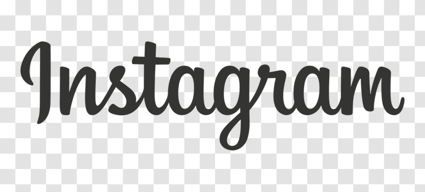 Logo Social Media - Black And White - Follow On Instagram Transparent PNG