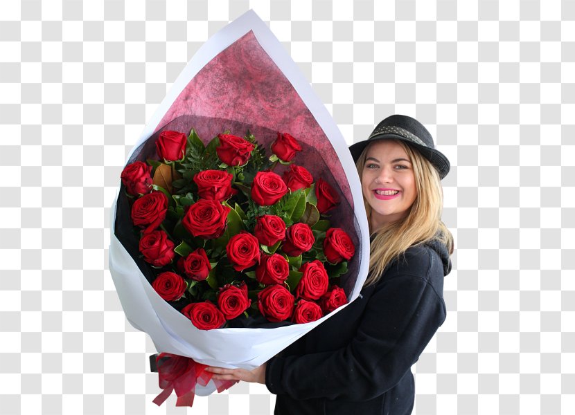 Garden Roses Flower Bouquet Cut Flowers - Rose Order - Free Buckle Exquisite Petal Transparent PNG