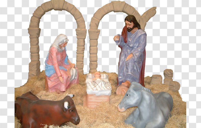 Nativity Scene Christmas Day Birth Manger Christ Child - Real Portal Transparent PNG