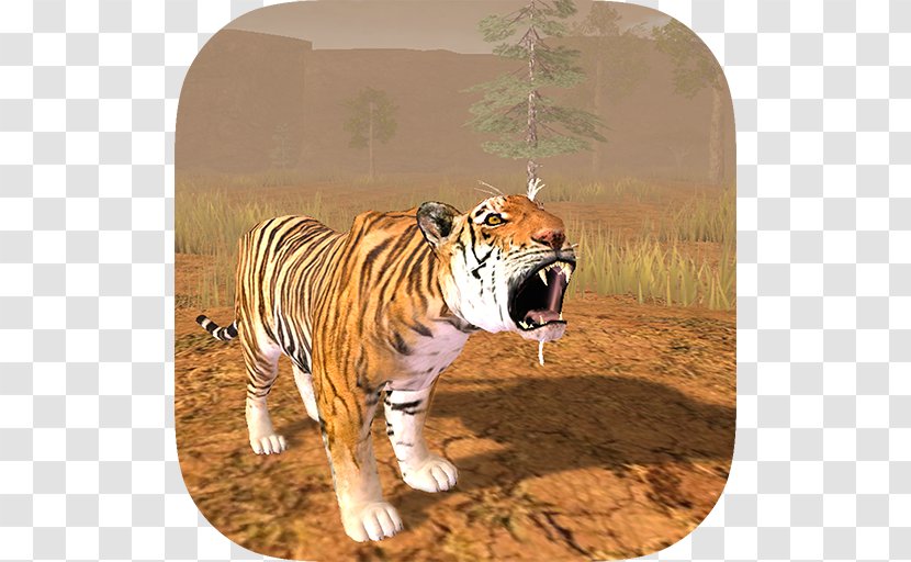 Hungry Tiger 3D Block Out HD Slider - Android - 15 Puzzle WildlifeTiger 3d Transparent PNG