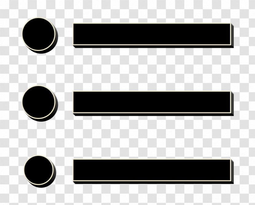 Bulleted Icon Format List - Material Property Rectangle Transparent PNG
