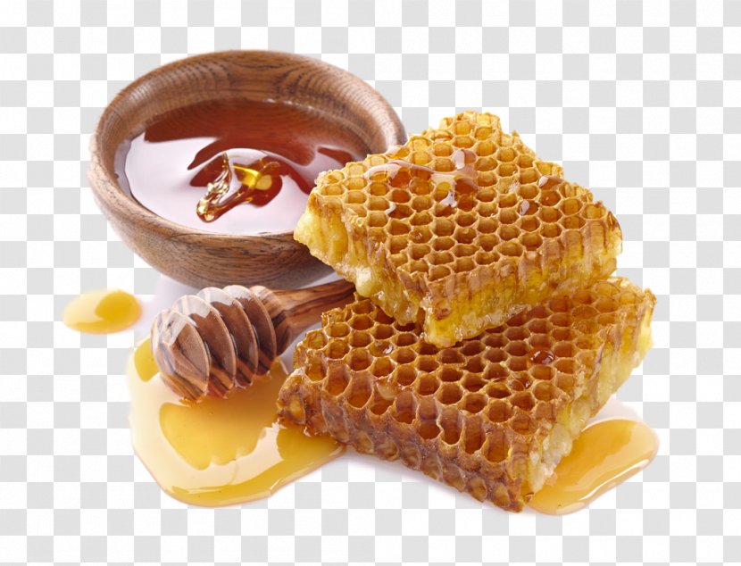 Food Waffle Dish Cuisine Wafer - Honey Ingredient Transparent PNG