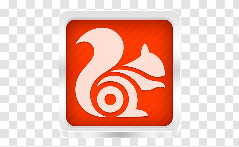 UC Browser Web Android - Orange - Soft Transparent PNG