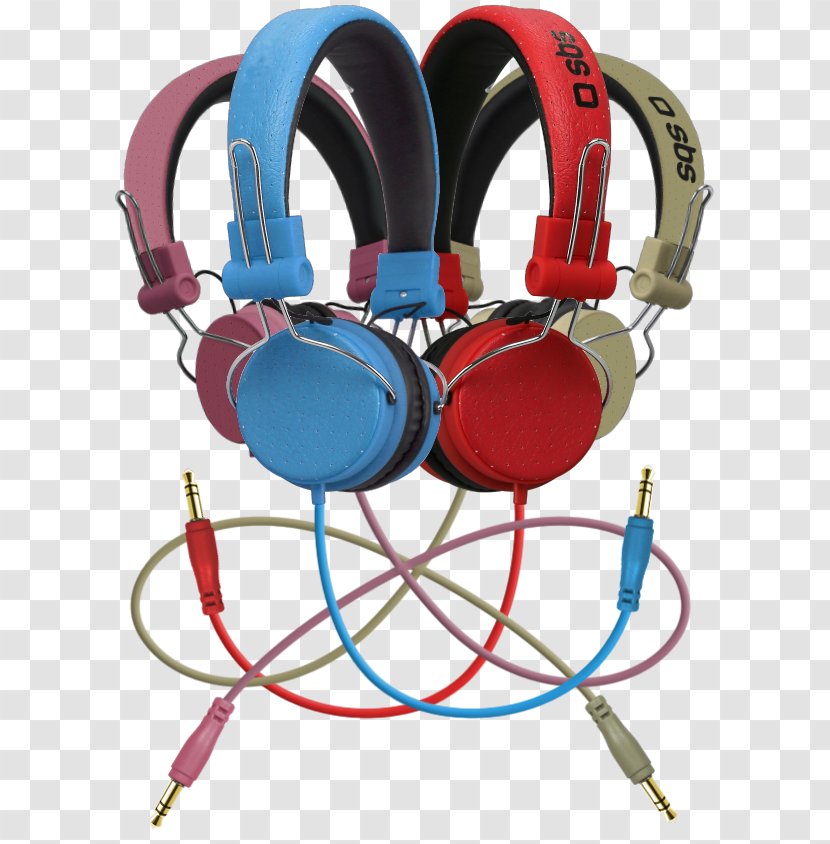 HQ Headphones SBS Studio Mix 80 10 Audio - Headset - Dj Transparent PNG