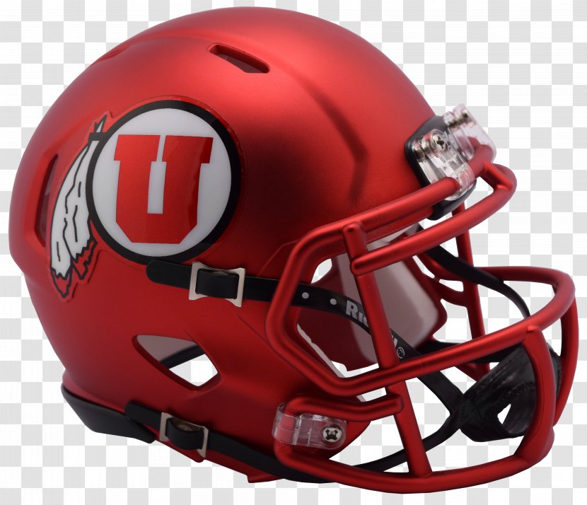 Face Mask Baseball & Softball Batting Helmets Utah Utes Football Lacrosse Helmet American - Bicycle Transparent PNG