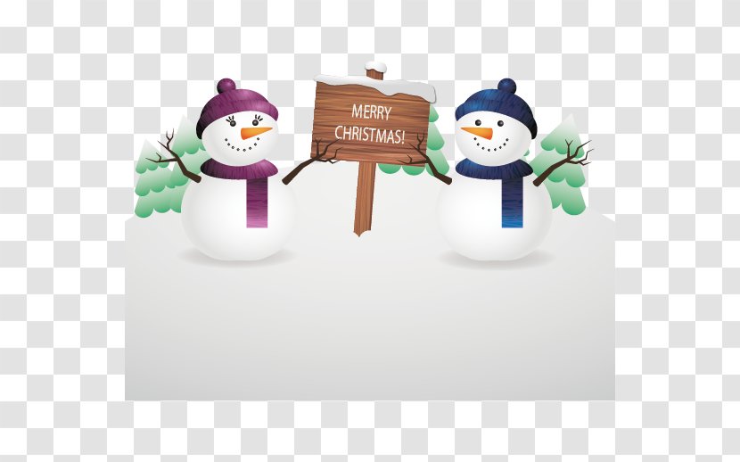Snowman Christmas Clip Art - Ornament - Vector Transparent PNG