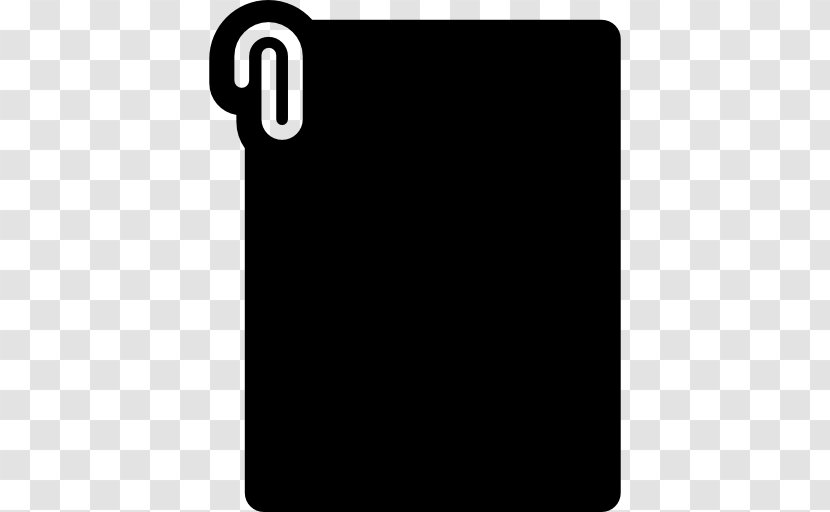 Rectangle Black Mobile Phone Accessories - Document File Format Transparent PNG