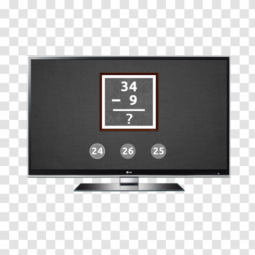 Television Flat Panel Display Electronics - Template Chalkboard Transparent PNG