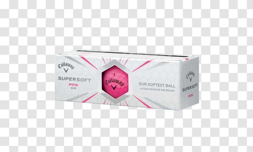 Golf Balls Callaway Supersoft Company - Magenta Transparent PNG