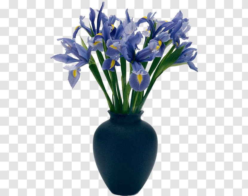Floral Design Cut Flowers Vase Flower Bouquet - Cobalt Blue Transparent PNG