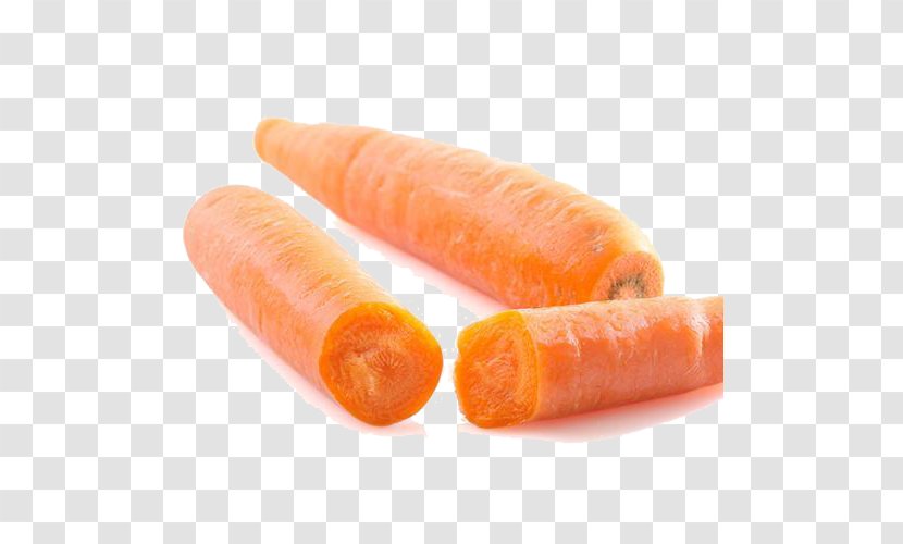 Baby Carrot Sausage Knackwurst - Silhouette - Organic Carrots Transparent PNG