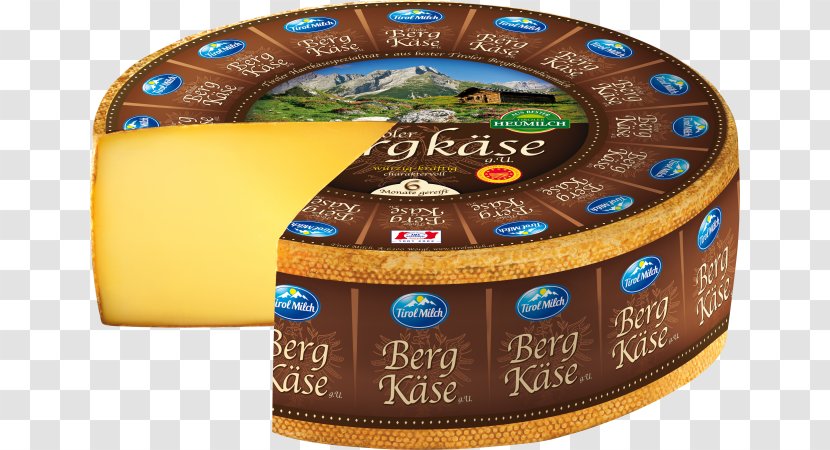 Bergkäse Cheese Berglandmilch Schärdinger Dairy Association Tyrol - Loaf - Big Block 396 Transparent PNG