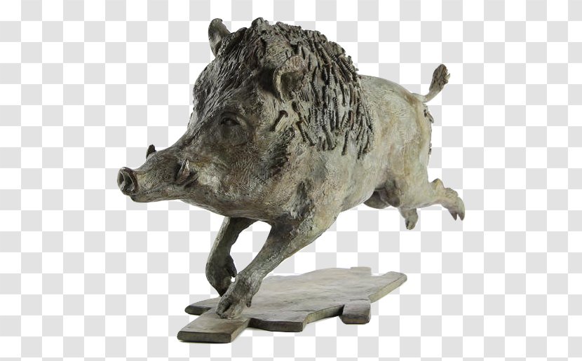 Wild Boar Bronze Sculpture Work Of Art - Artist - Painting Transparent PNG