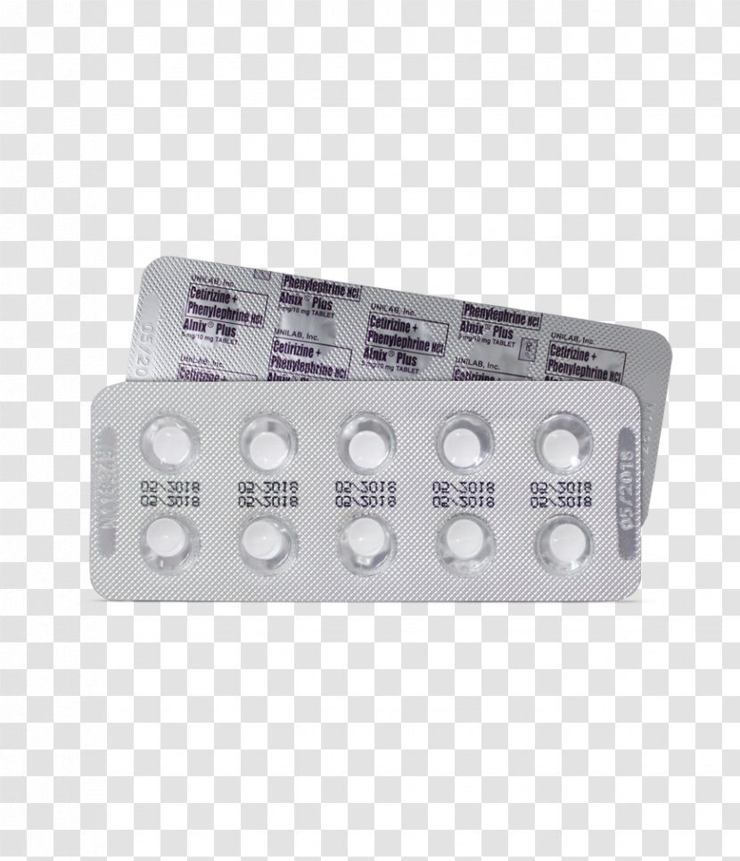Tablet Cetirizine Pharmaceutical Drug Allergy Antihistamine - Hardware Transparent PNG