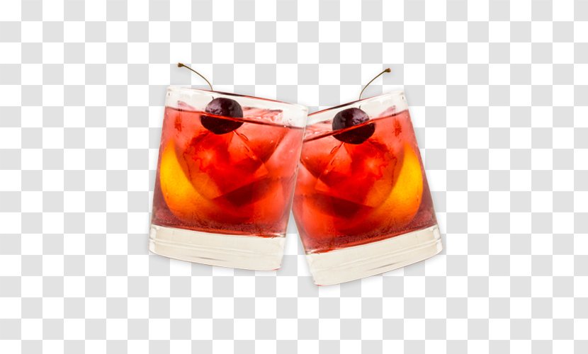 Negroni Sea Breeze Old Fashioned Wine Cocktail - Woo Transparent PNG