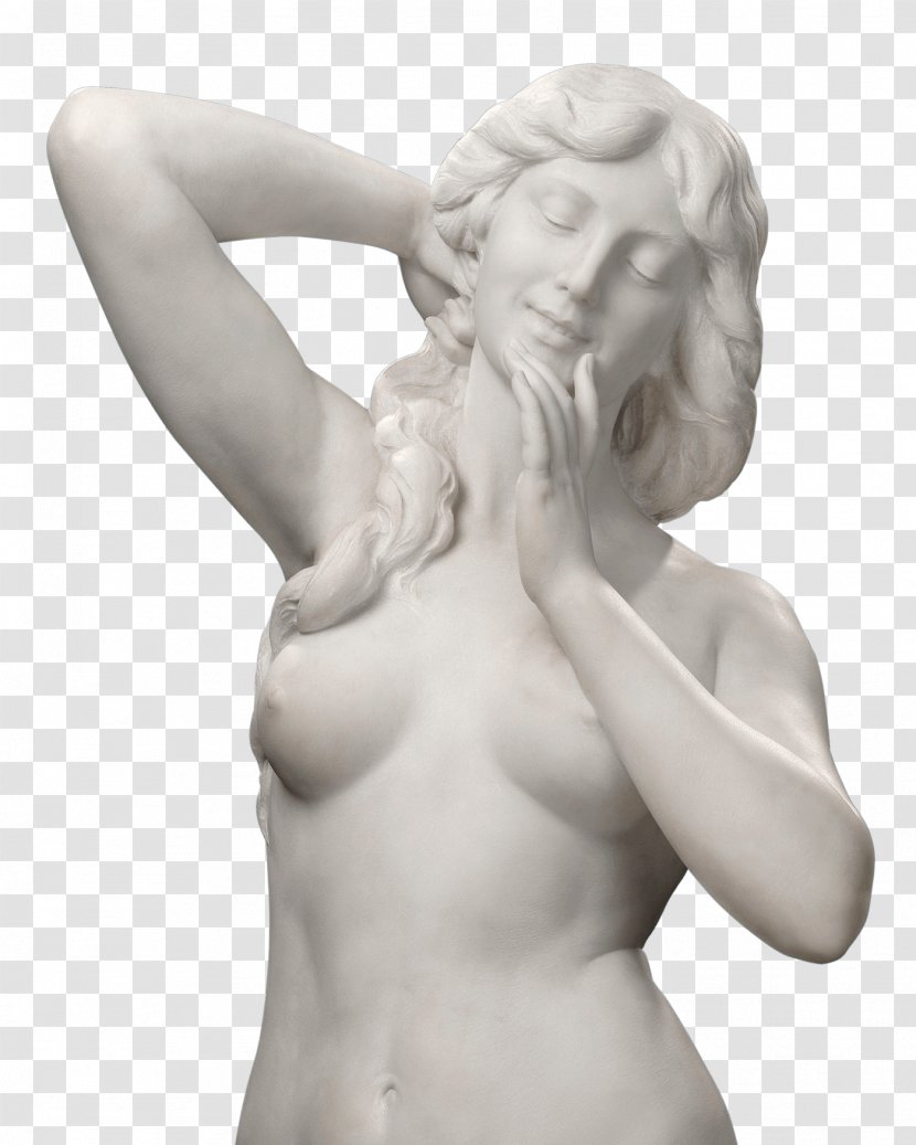 Marble Sculpture Statue Classical - Flower - Venus Transparent PNG