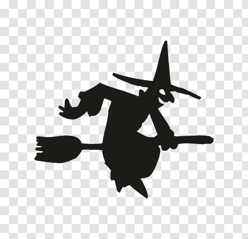 Witchcraft Vector Graphics Broom Clip Art - Silhouette - Witch Transparent PNG