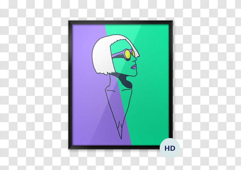 Green Graphic Design Purple - Fictional Character - Beautiful Posters Transparent PNG