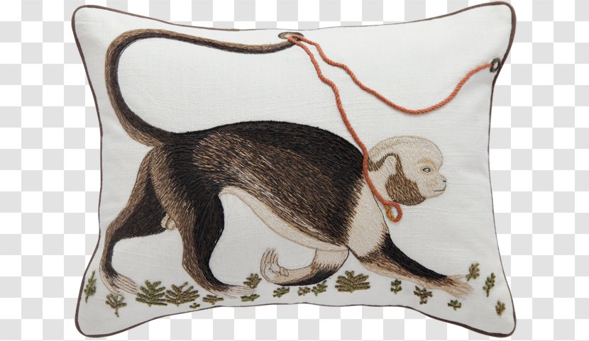 Monkey Euclidean Vector Clip Art - Throw Pillow Transparent PNG