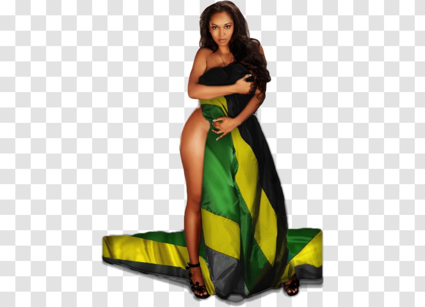 Esther Baxter Flag Of Jamaica Dancehall Queen - Tree Transparent PNG