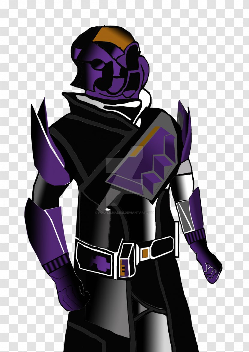 Purple Violet Supervillain Character Armour - Destiny Transparent PNG