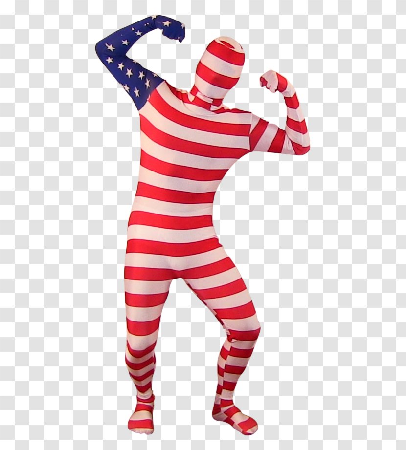 Flag Of The United States Costume Bodysuit - Fictional Character - World Cup Pattern Transparent PNG