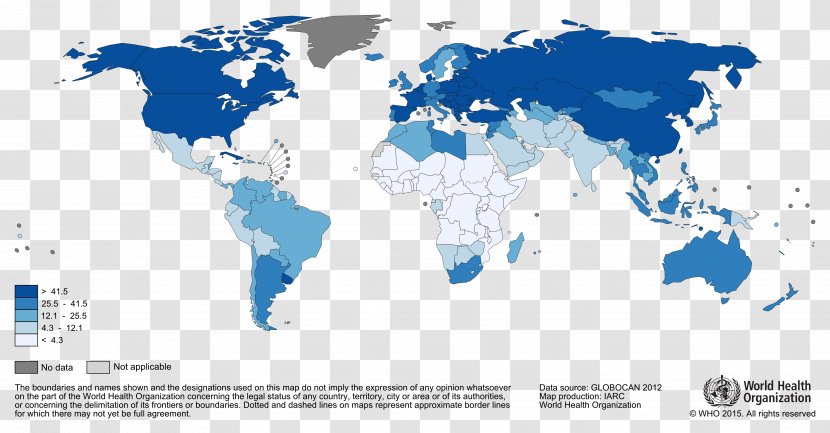 Lung Cancer Incidence International Agency For Research On Mortality Rate - Epidemiology - Resort Vector Transparent PNG
