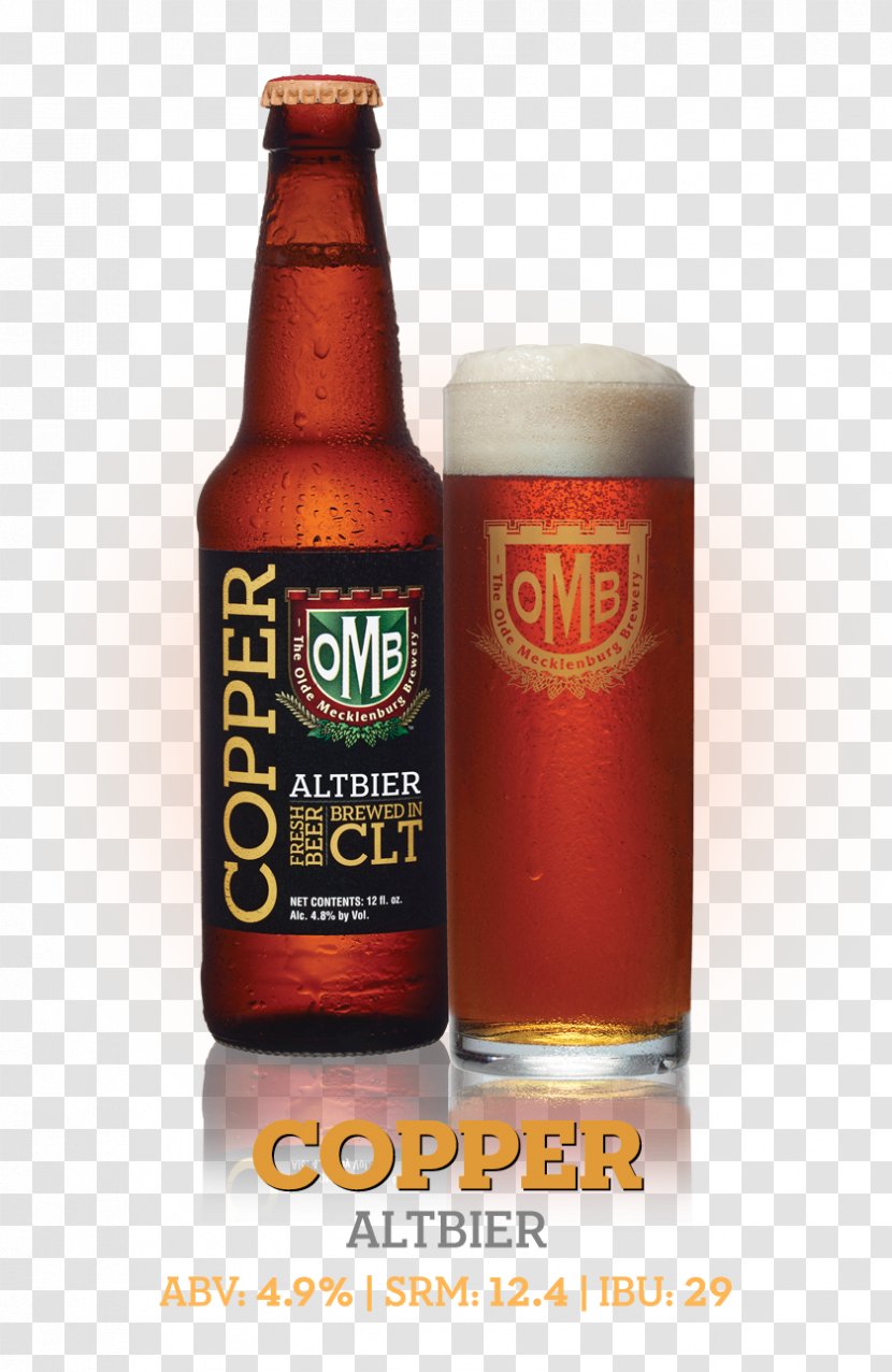 The Olde Mecklenburg Brewery Ale Beer Lager - Alcoholic Beverage Transparent PNG