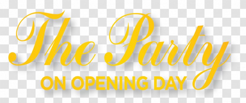 Brand Logo Product Design Font - Yellow - Open Day Transparent PNG