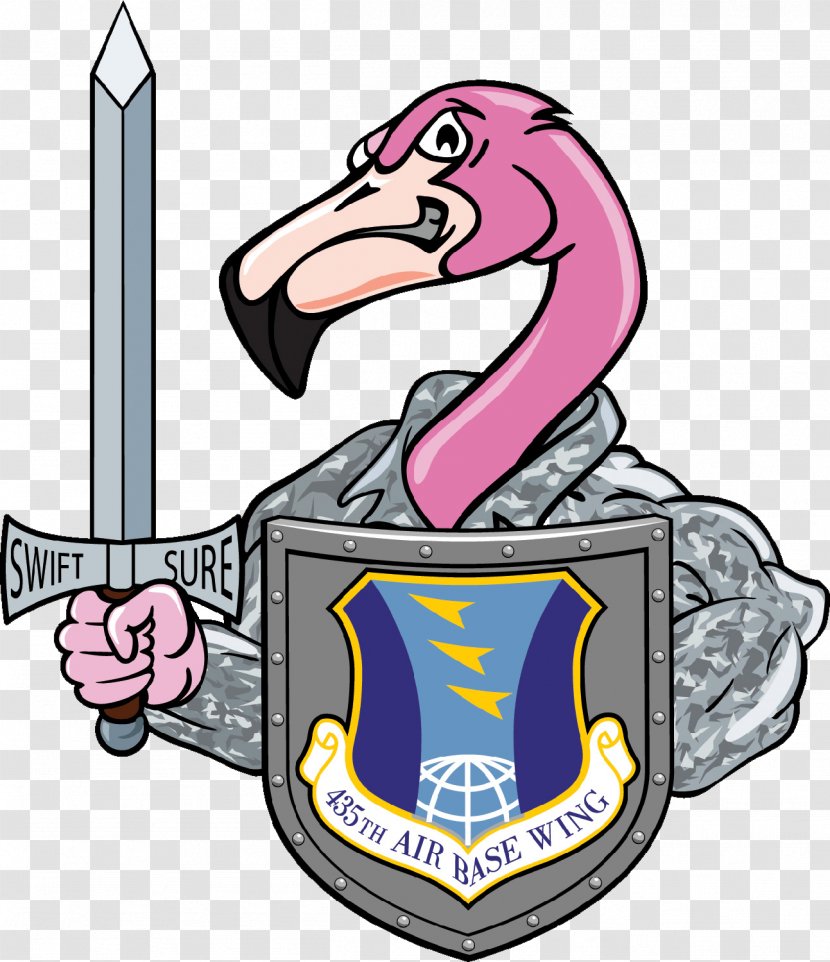 Ramstein Air Base 435th Ground Operations Wing Military Security Forces Squadron - Artwork - Flamingo Transparent PNG