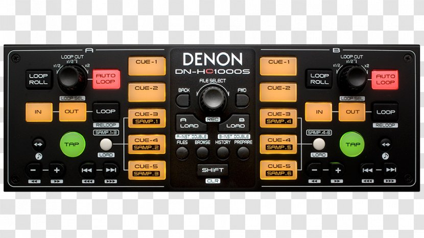 Microphone Scratch Live DJ Controller MIDI Controllers Denon - Dnmc6000 Transparent PNG