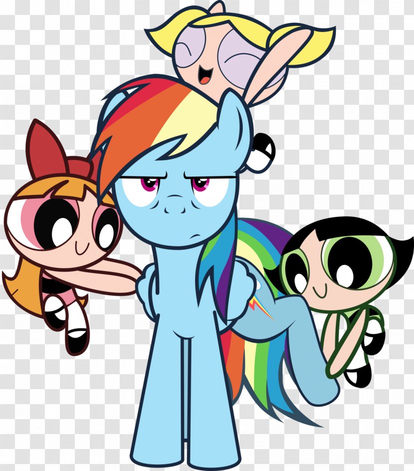 Rainbow Dash Twilight Sparkle Pony Rarity Pinkie Pie - Silhouette - Powerpuff Girls Transparent PNG