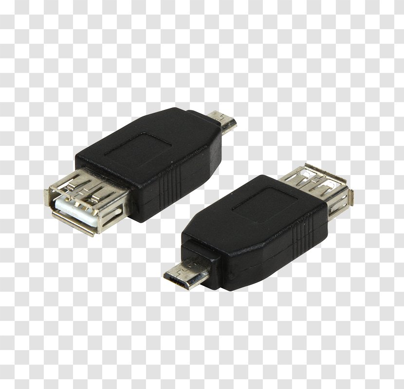 Micro-USB Adapter HDMI Electrical Connector - Electronics Accessory - USB Transparent PNG