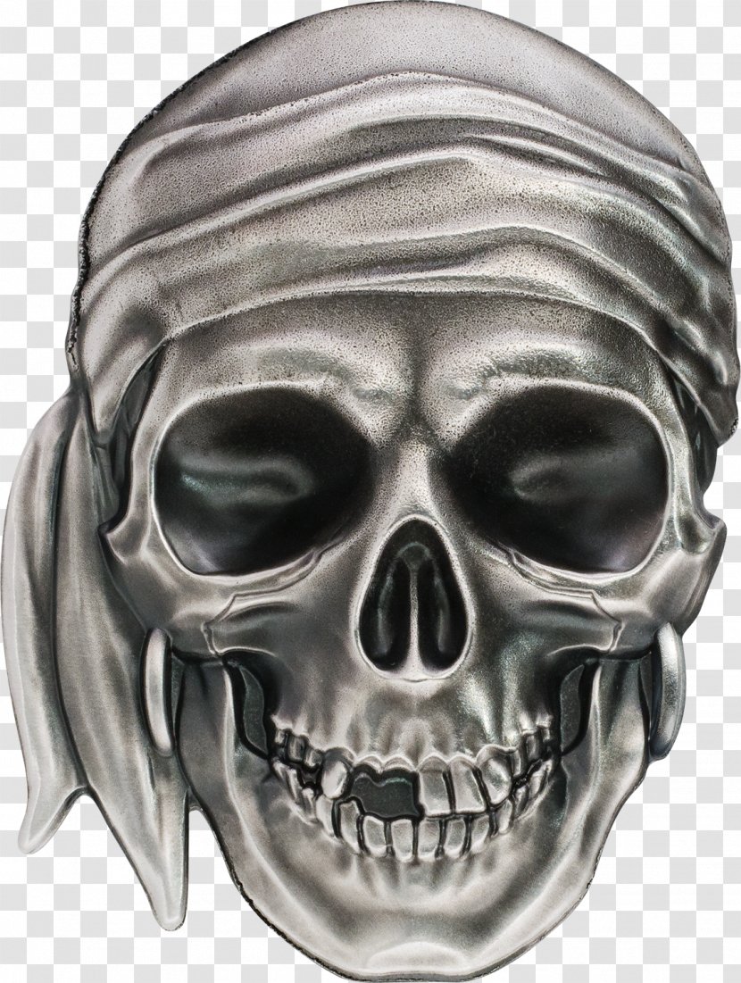 Skull Gold Coin Palau Silver - Ounce Transparent PNG