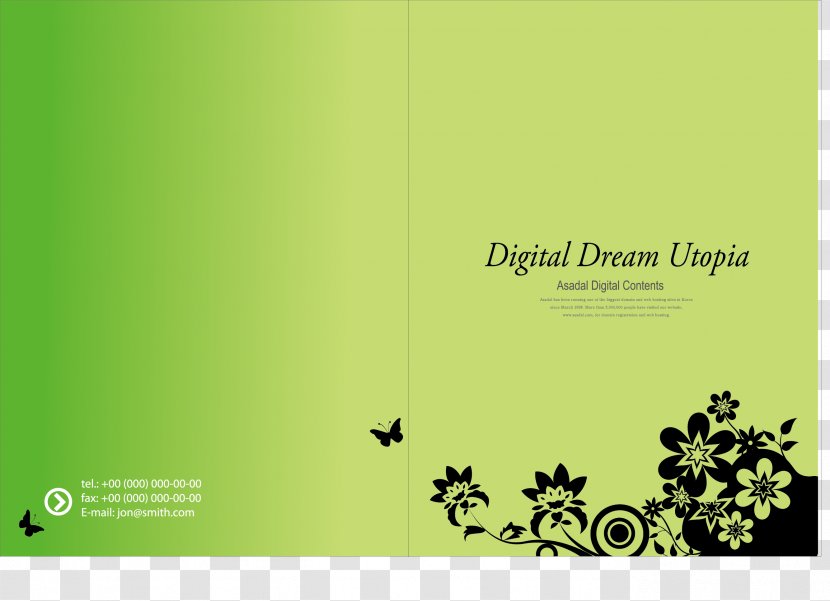 Graphic Design Template - Brochure - Cover Transparent PNG