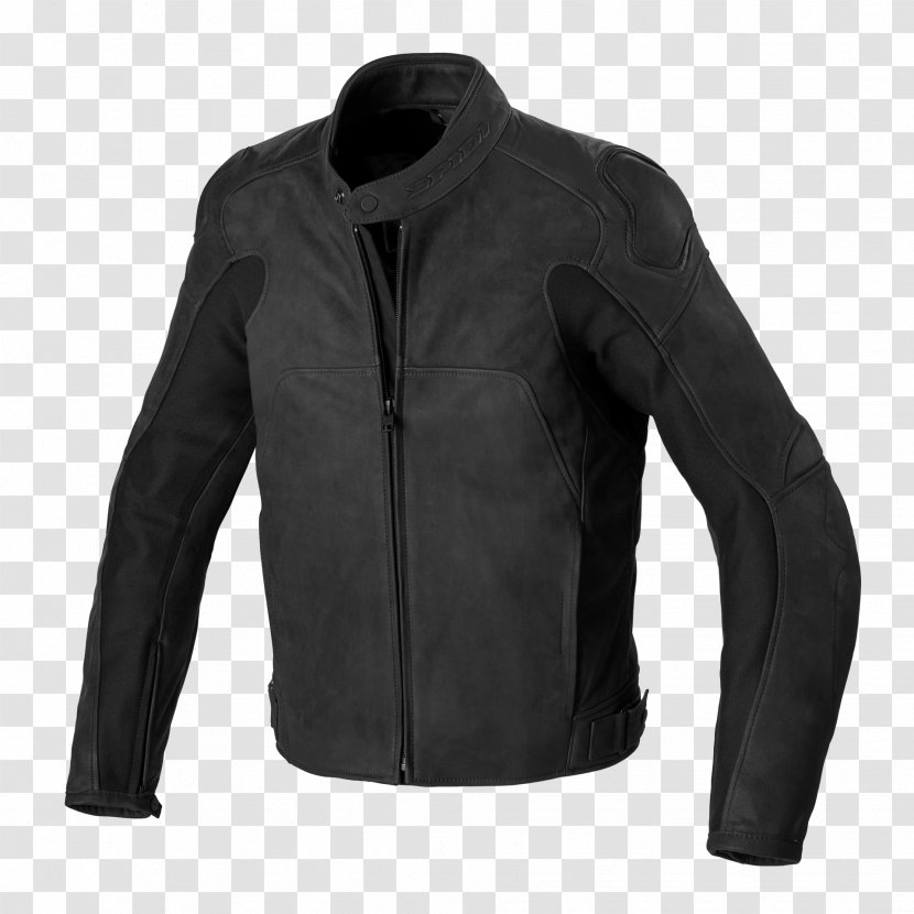 Leather Jacket Clothing Motorcycle Outerwear Transparent PNG