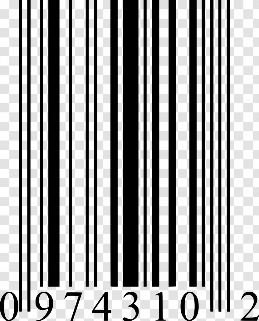 Universal Product Code UPC-E Barcode Label - Black - Scanners Transparent PNG