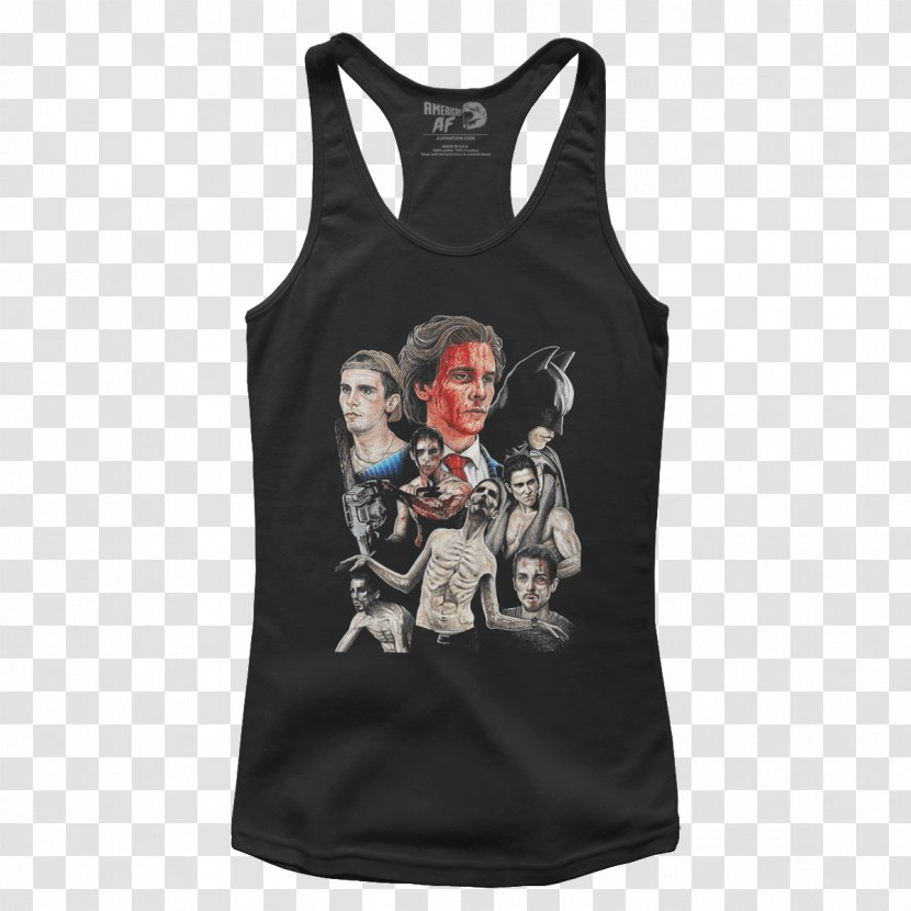 T-shirt Hoodie Top Sleeveless Shirt - Christian Bale Transparent PNG