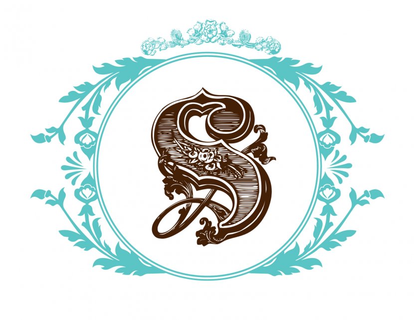 Monogram Wedding Letter Initial Clip Art - Mythical Creature Transparent PNG