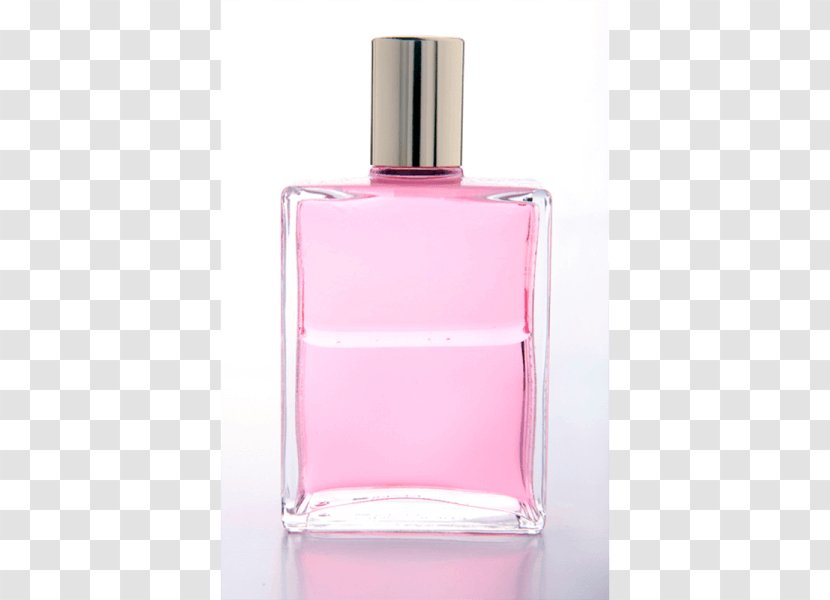 Perfume Glass Bottle - Magenta Transparent PNG