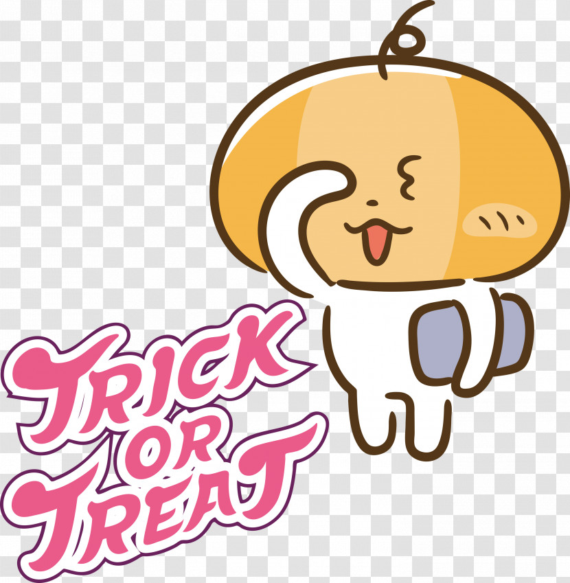 TRICK OR TREAT Happy Halloween Transparent PNG